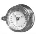 Chrome 24 Hour Marine Clock 116mm